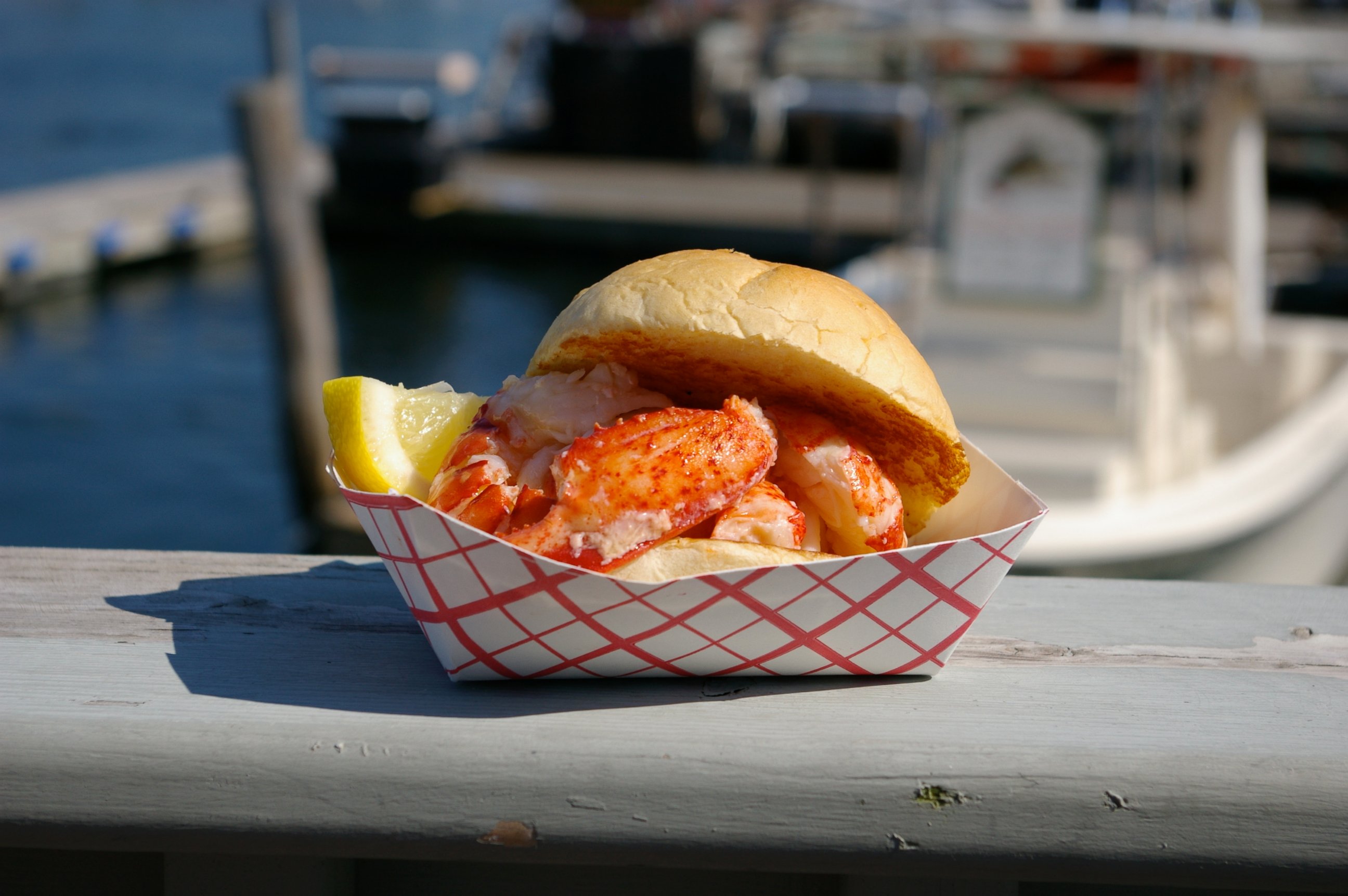PHOTO: The winning roll of the 2015 Lobster Rumble was The Clam Shack from Kennebunkport, ME. 