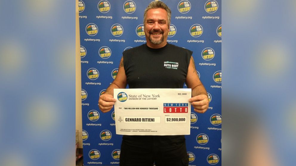 Jerry Ritieni, a 47-year-old auto shop owner from Massapequa, N.Y., found a $2.9 million winning Lotto ticket in his truck.