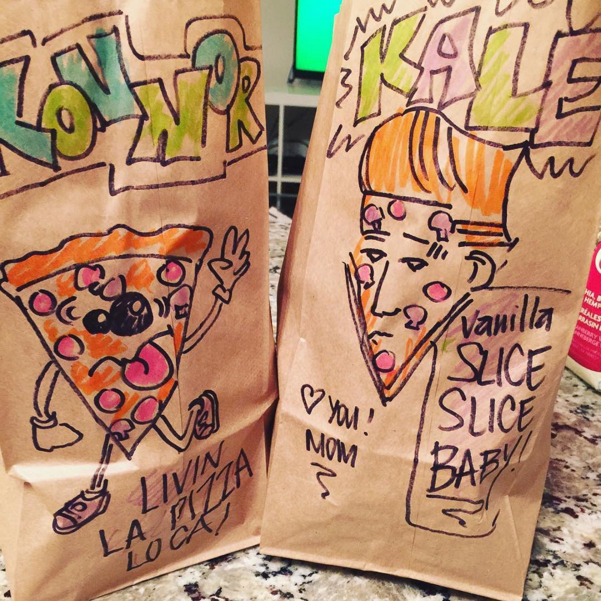 PHOTO: Artistic Mom Wins at the Lunch Bag Game