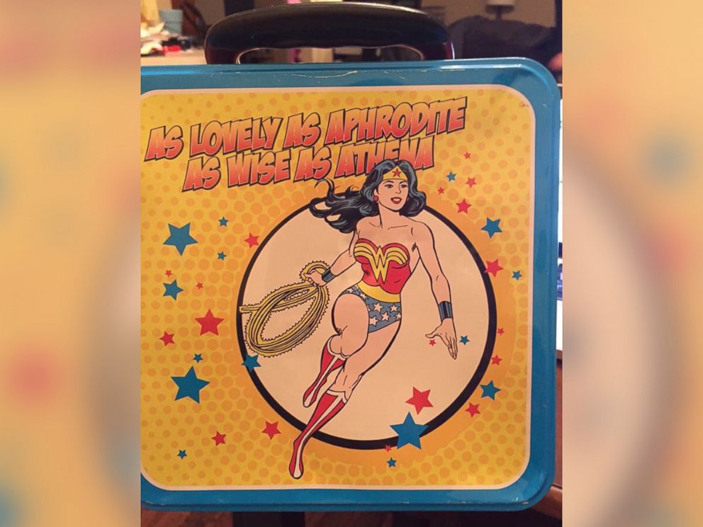 PHOTO: An Imgur user says a school banned his friend's daughter from bringing a Wonder Woman lunchbox to school.