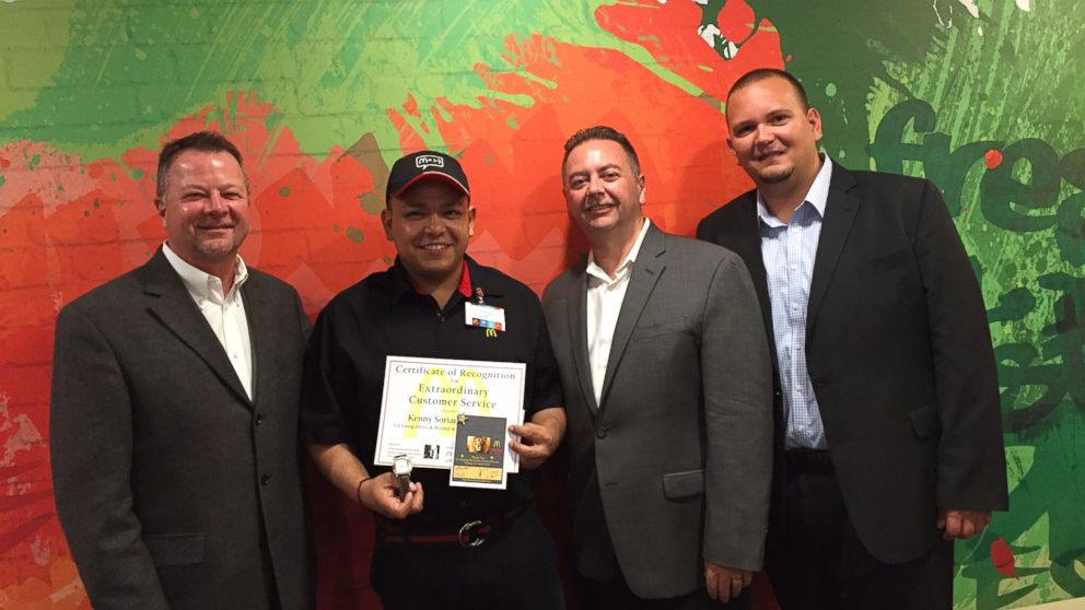 Kenny Soriano-Garcia was recognized with an award for his exceptional service.
