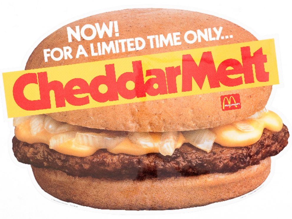 PHOTO: McDonald's Cheddar Melt was on the menu from 1998 to 1999.