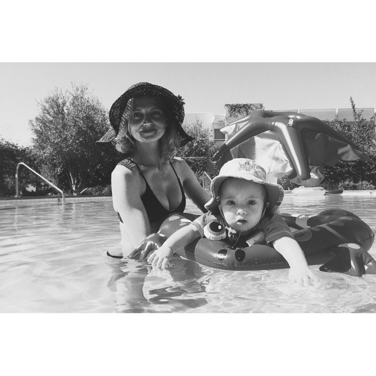 PHOTO: Mom and son share a love of the water as well as a love of the camera. 