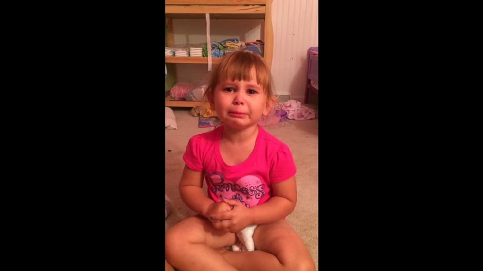 little girl explains valentines day