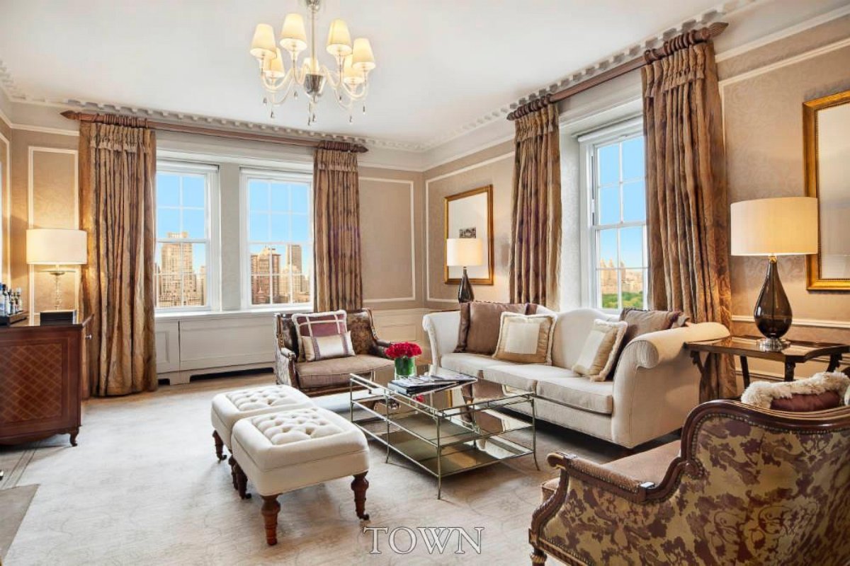PHOTO: A one-bedroom New York City apartment at The Pierre hotel rents for 120k per month.