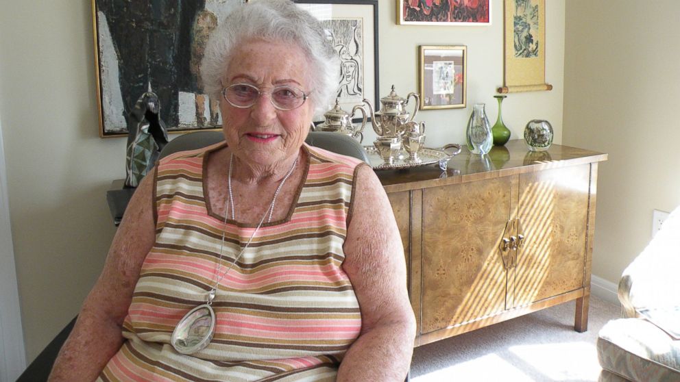 PHOTO: Stevie Marks, 89, recounts her story as a Holocaust survivor.