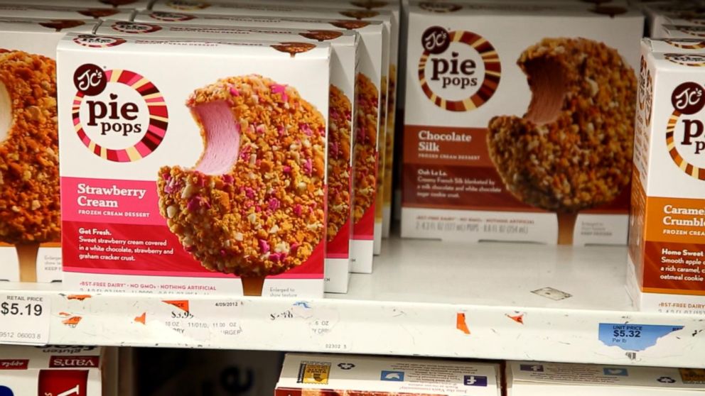 PHOTO: JC's Pie Pops are offered in supermarkets across the US and are made in California.

