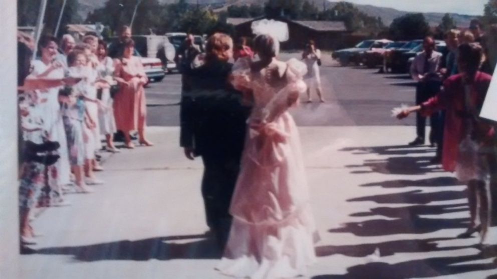 PHOTO: Vintage Pink Wedding Dress Reunited With Owner 5 Months After Tornado 
