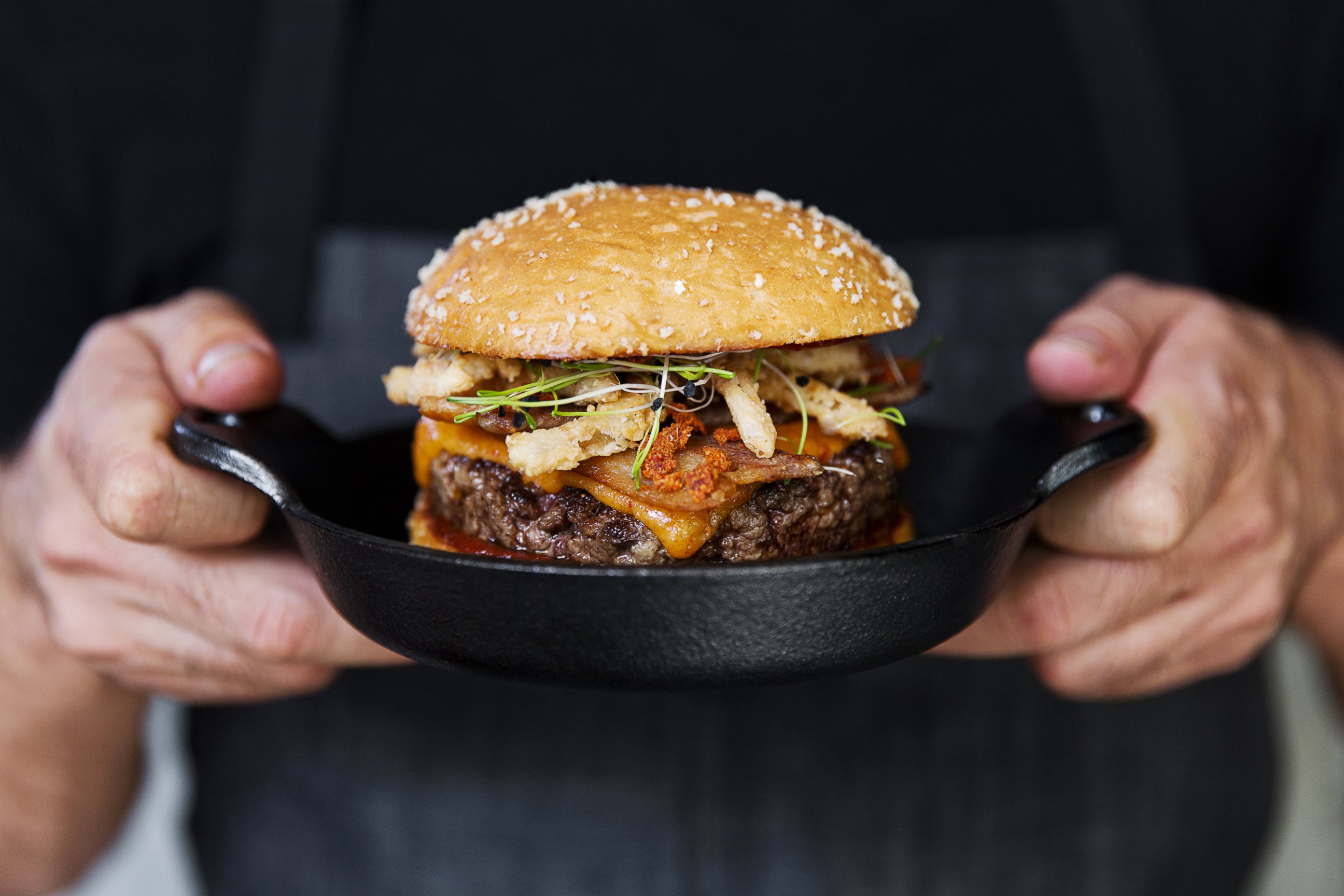 PHOTO: Plan Check Kitchen + Bar's K-BBQ Burger