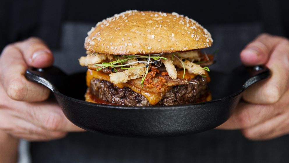 Plan Check Kitchen + Bar's K-BBQ Burger