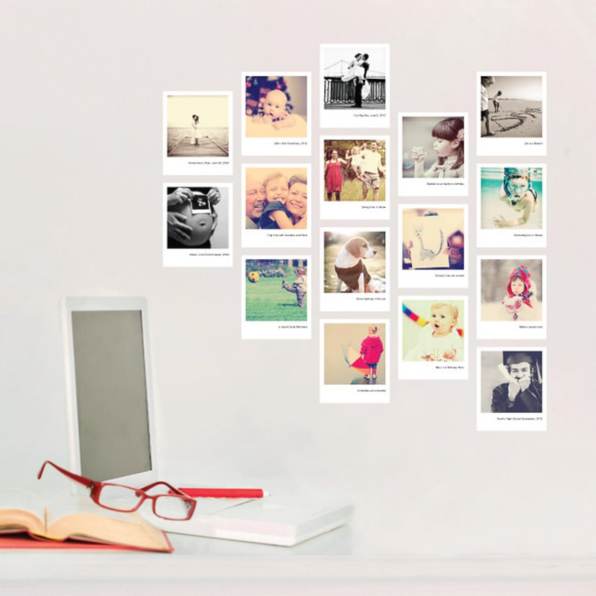 PHOTO: The perfect gift for Gram: A wall gallery of her best Instagram photos.