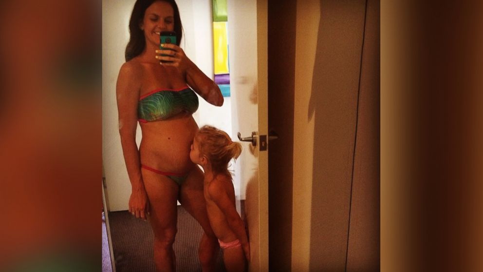 PHOTO: 'PregFit' mom Sharny Kieser says the secret to no morning sickness and easy labor is avoiding excess weight gain. 
