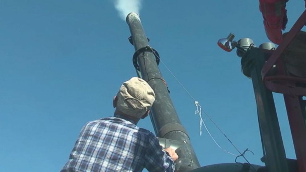 PHOTO: Thompson's Farm in Naches, Washington, is famous for its pumpkin cannons.