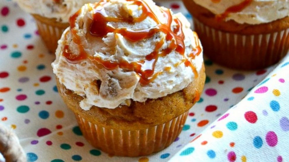The Domestic Rebel's Pumpkin Cupcakes with Pumpkin Pie Frosting