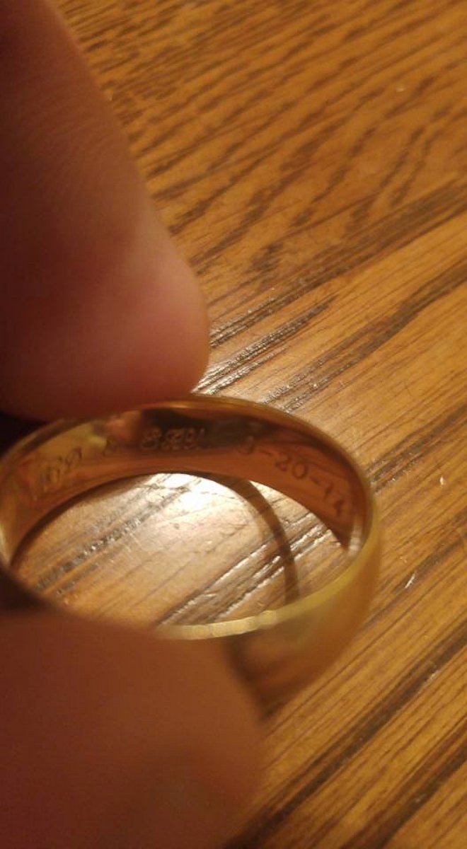 PHOTO: Eagle-Eyed Boy, 8, Finds Lost Wedding Band in River and Tracks Down the Owner