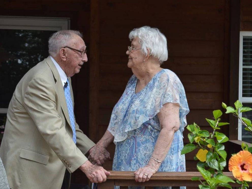 PHOTO: Paul Miller serenaded his wife Imogene Miller with Bing Crosby’s “Let Me Call You Sweetheart” at their 70th anniversary celebration.