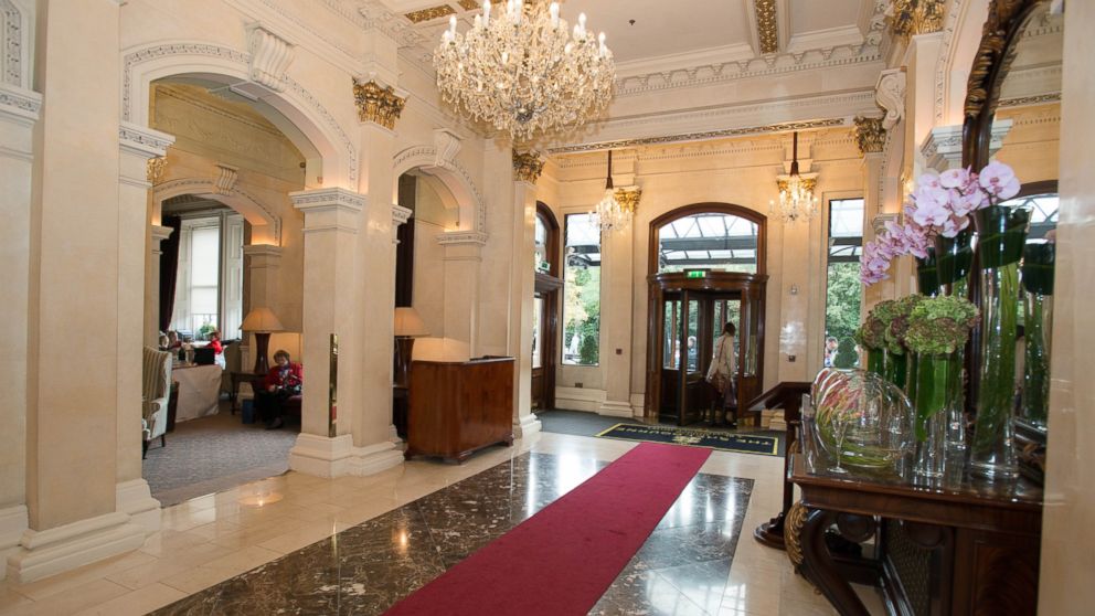 Entrance at The Shelbourne Dublin, A Renaissance Hotel.