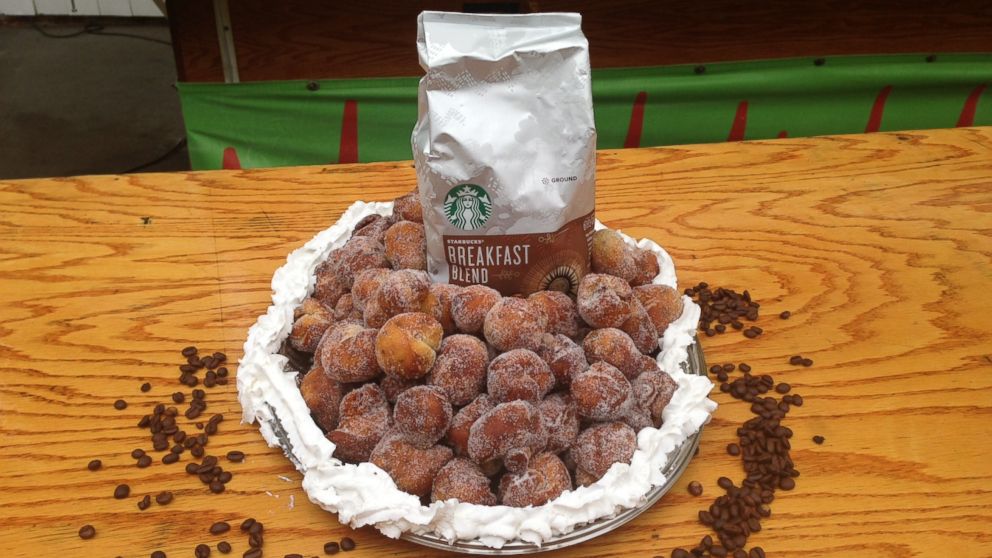 Starbucks coffee is being deep fried at the San Diego County Fair.