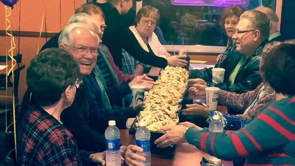 The 64-inch nachos Taco Bell made the Lanters for their anniversary.