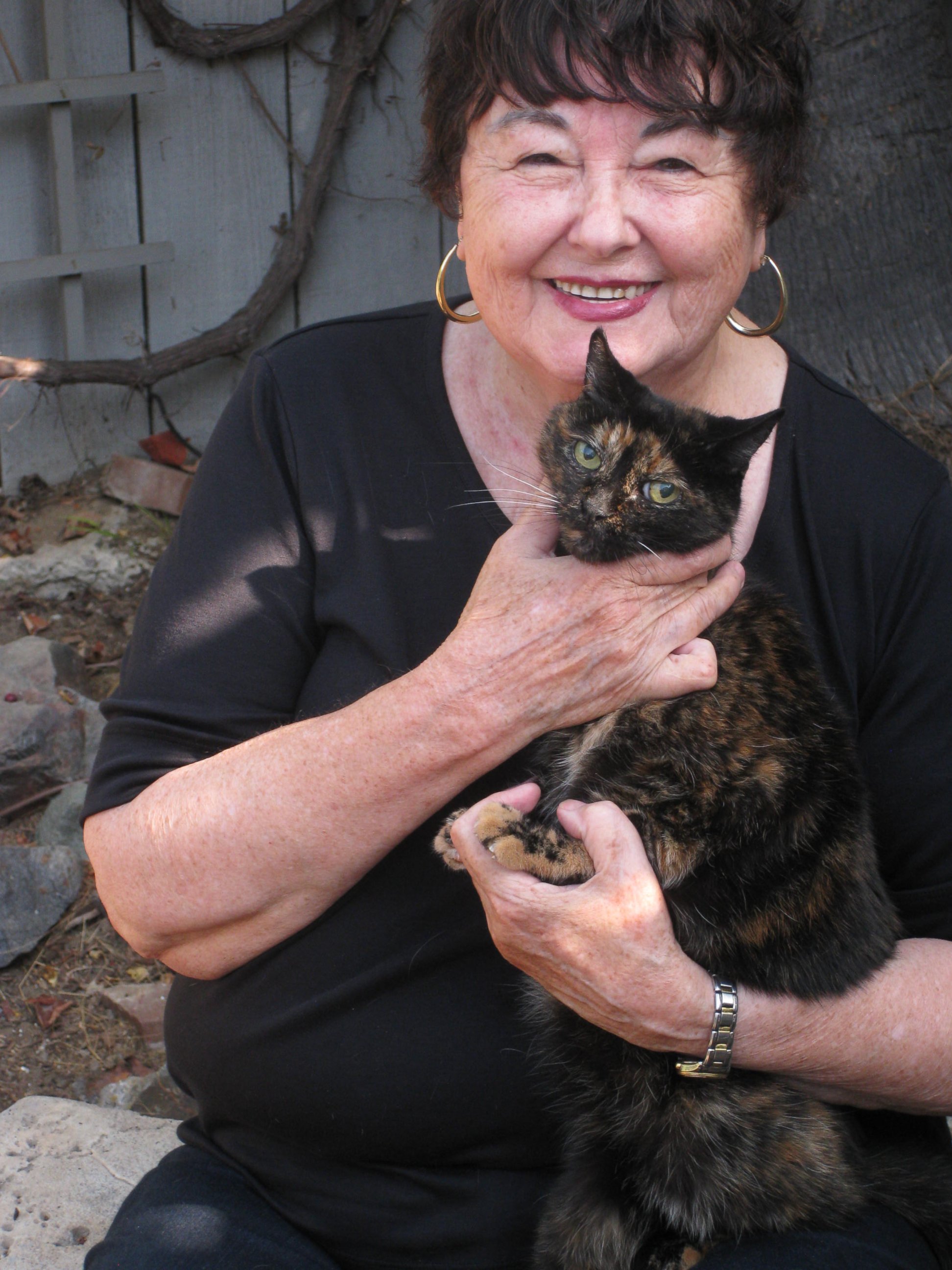 PHOTO: Tiffany Two, recognized by Guinness as the world's oldest living cat at 27 years old, is held by her owner, Sharon Voorhees, in an undated handout photo.