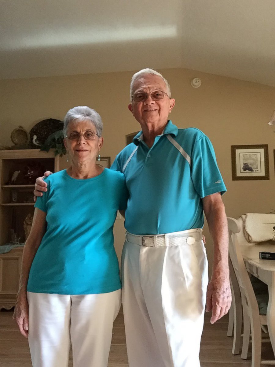 PHOTO: Match Made in Heaven: Couple Married 52 Years Loves Wearing Matching Outfits