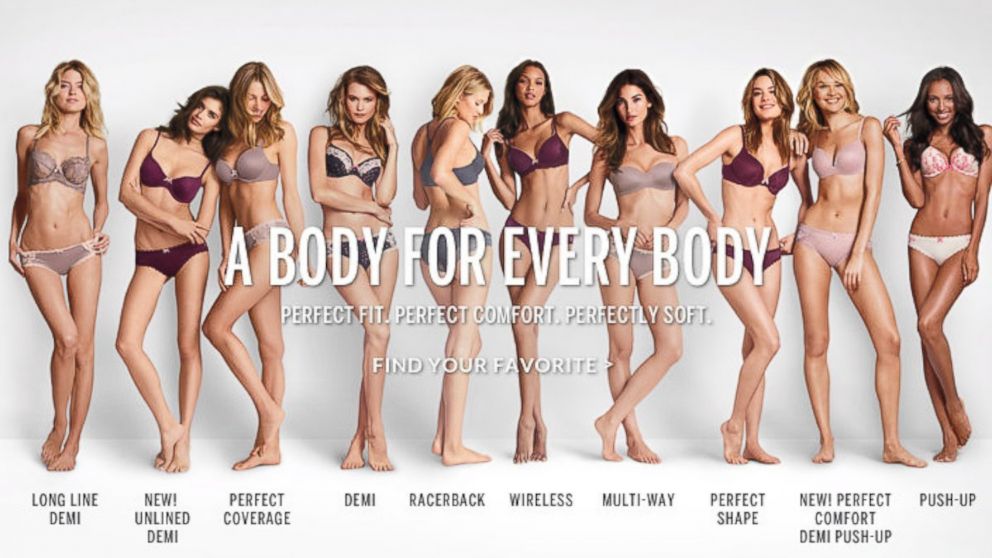 PHOTO: Victoria's Secret ad "A Body For Every Body."