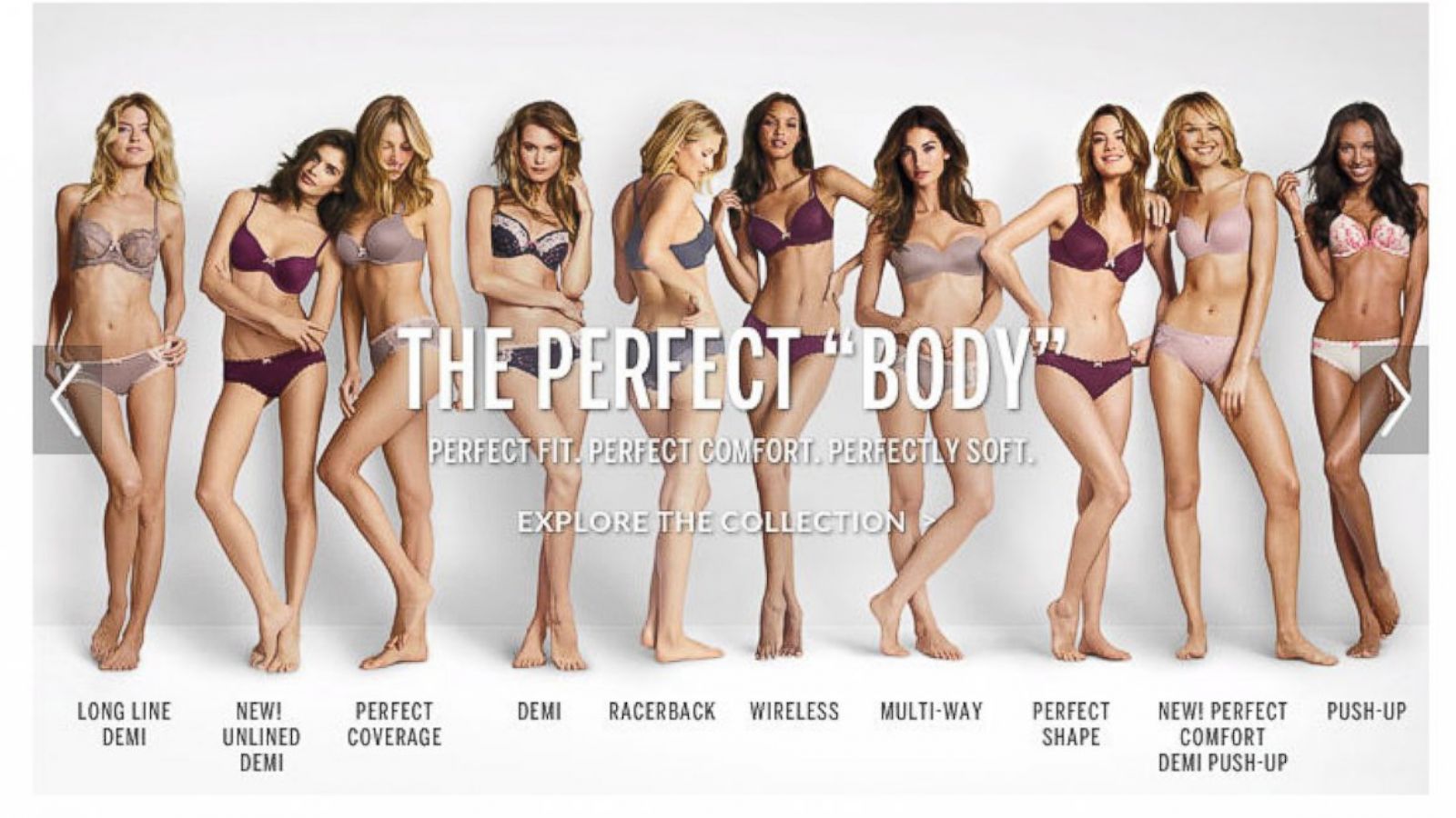 Victoria's Secret  Body By Victoria Nude Lined Perfect Coverage