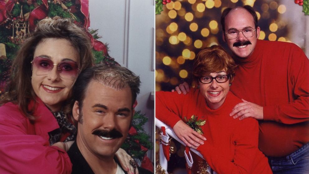 PHOTO: The Bergeron family has been creating hilarious Christmas cards for 13 years.