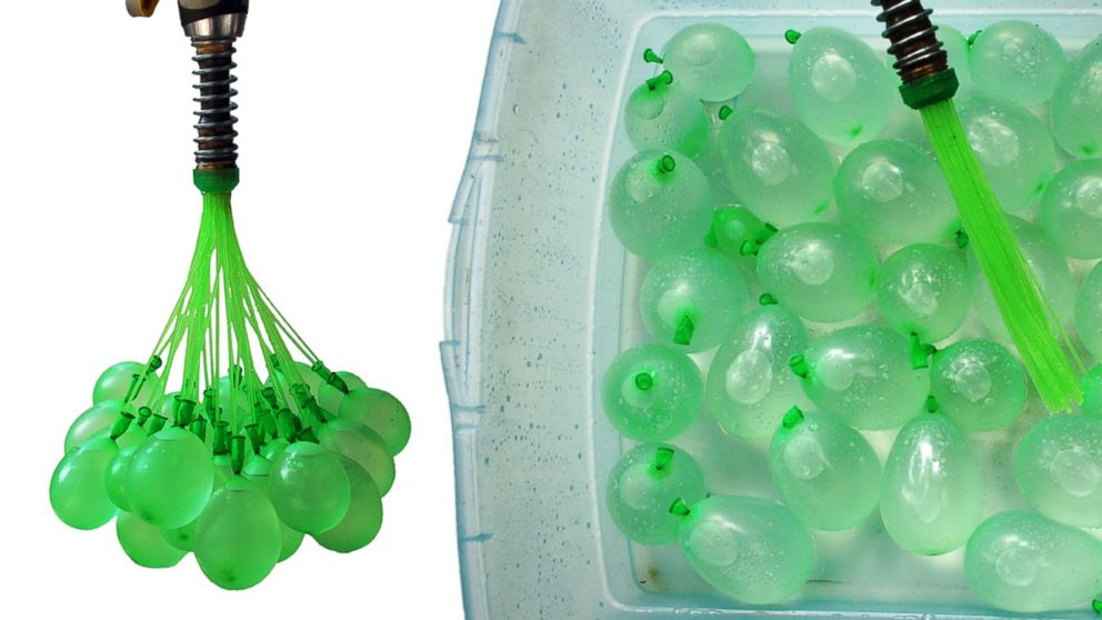 Tie-Not Water Balloon Filler and Tying Tool