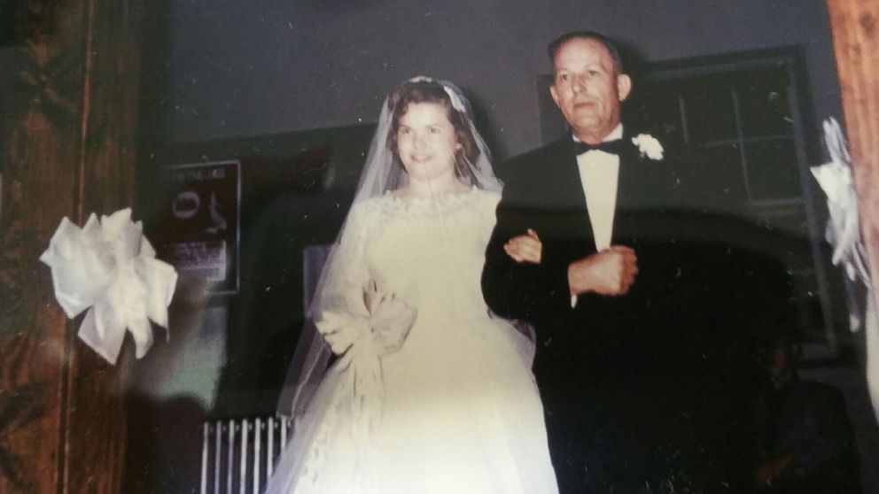 PHOTO: Jill Stawicki's mother, Donna Morford, is pictured here on her wedding day with Stawicki's grandfather, Andrew Devinney, in 1958. 