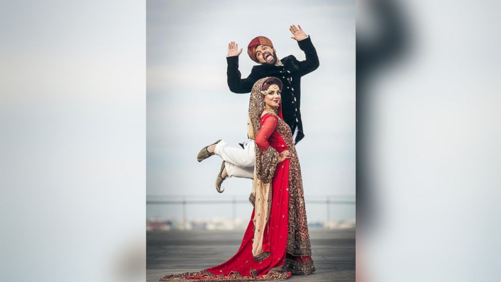 Waleed Abbasi and Sidra Zahid were married in Arlington, Va., on March 27, 2015.
