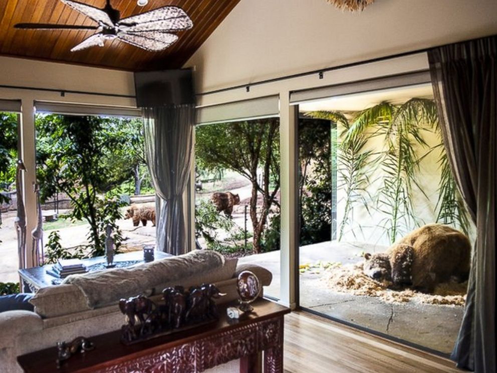 PHOTO: The Jamala Wildlife Lodge in Canberra, Australia, allows guests to stay next to zoo animals.