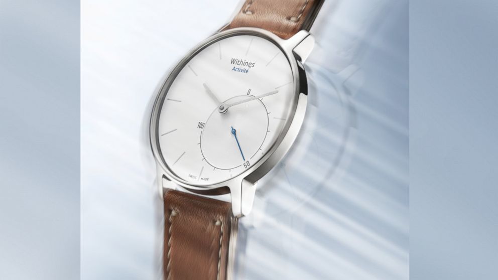The Activité smart watch and activity tracker from Withings is seen in this undated handout photo.