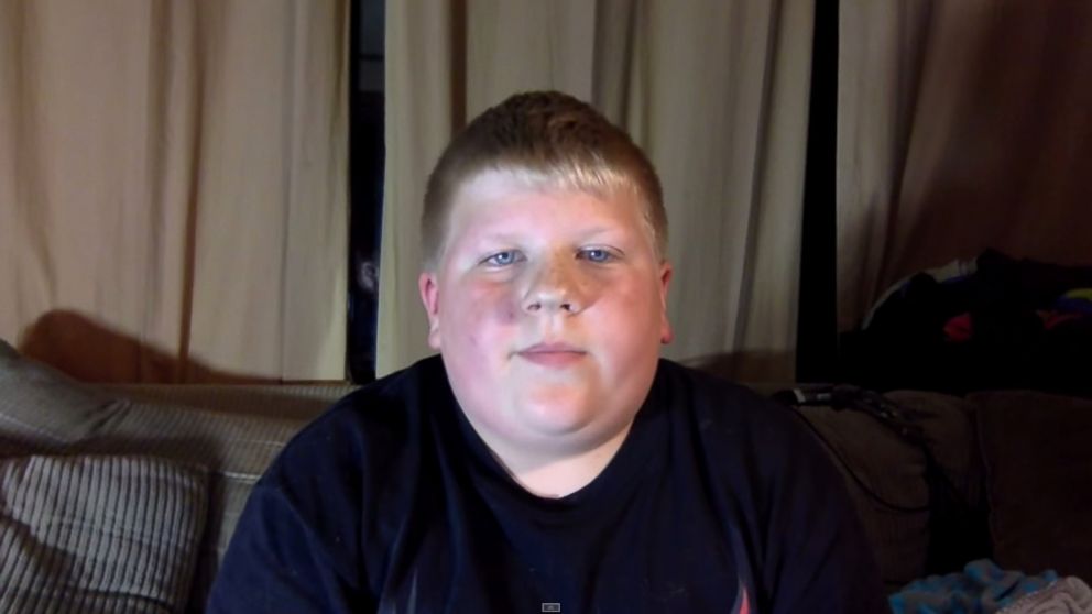 PHOTO: Logan Fairbanks is seen in a grab made from a video posted to YouTube on July 7, 2015 with the title "11 year old reads comments about him and it's heart breaking."