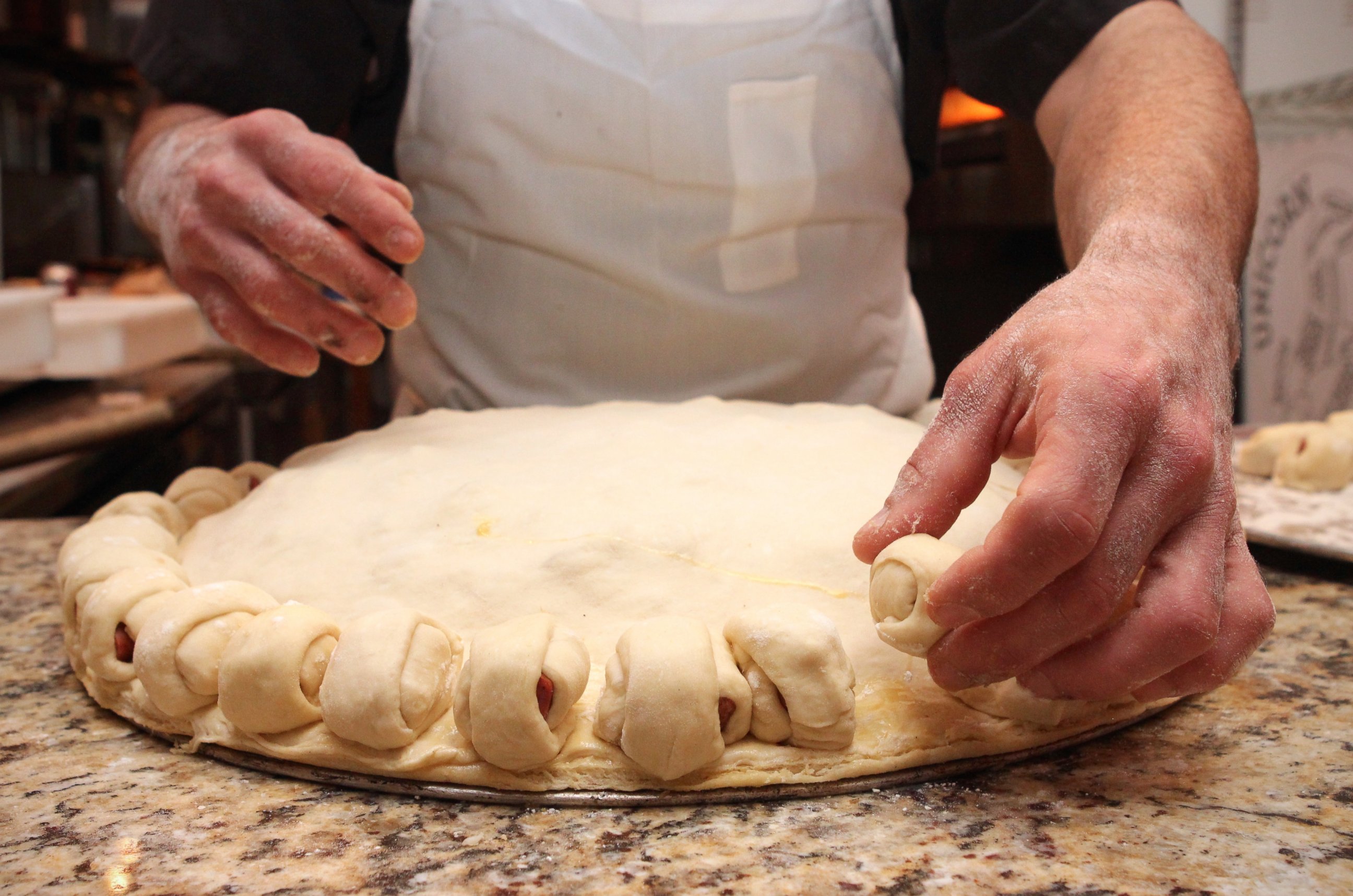 PHOTO: Six chefs in Dallas collaborated to make this crazy pie.