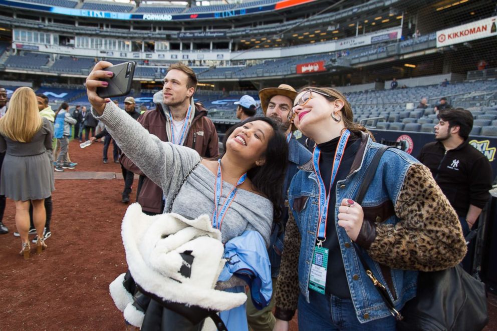 PHOTO: Alexa Valiente takes a selfie with her friend Janel.