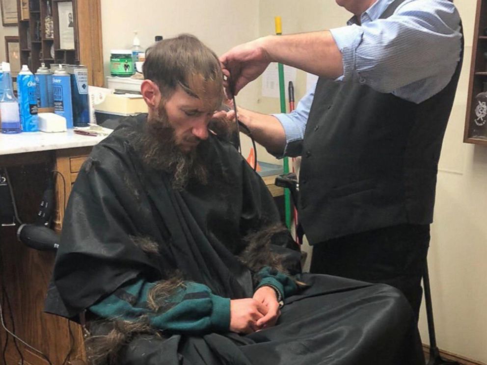 PHOTO: Johnny Bobbitt received a haircut due to the generosity of Kate McClure, who raised more than $360,000 after Bobbitt helped her on the side of the road.