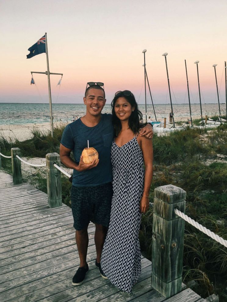 PHOTO: Newly engaged couple Jozen Cummings and Gina Roco enjoy a vacation.