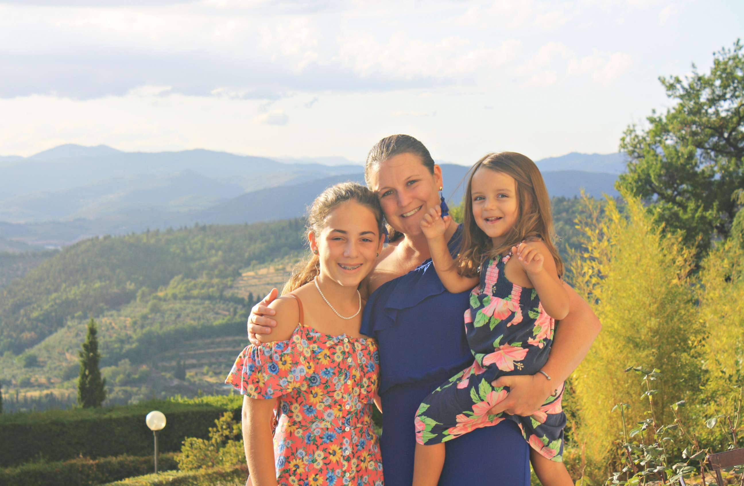 PHOTO: Katharine Fox with her 3-year-old daughter Zoe and her 13-year-old step-daughter, Stella.