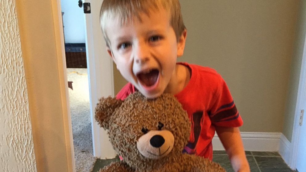 boy with teddy bear