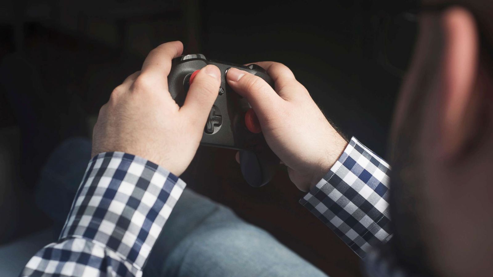 PHOTO: A man plays a video game in an undated stock photo.