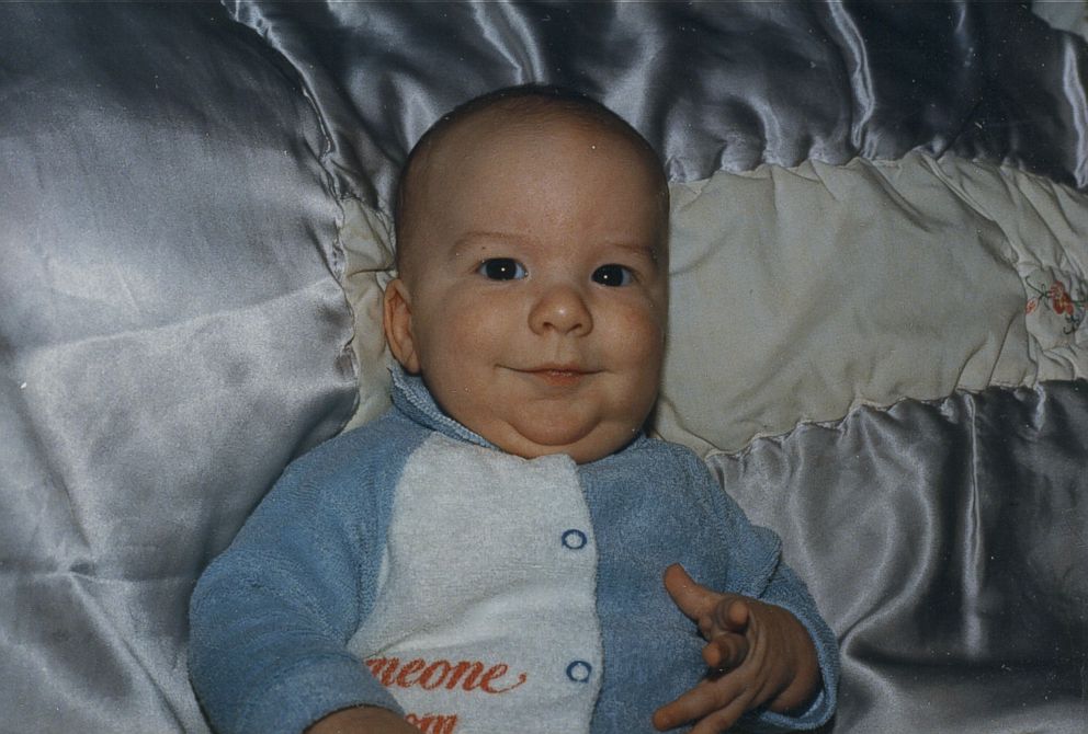 PHOTO: Two teenagers discovered a newborn baby boy Benjamin Tveidt in a cardboard box in September 1986.