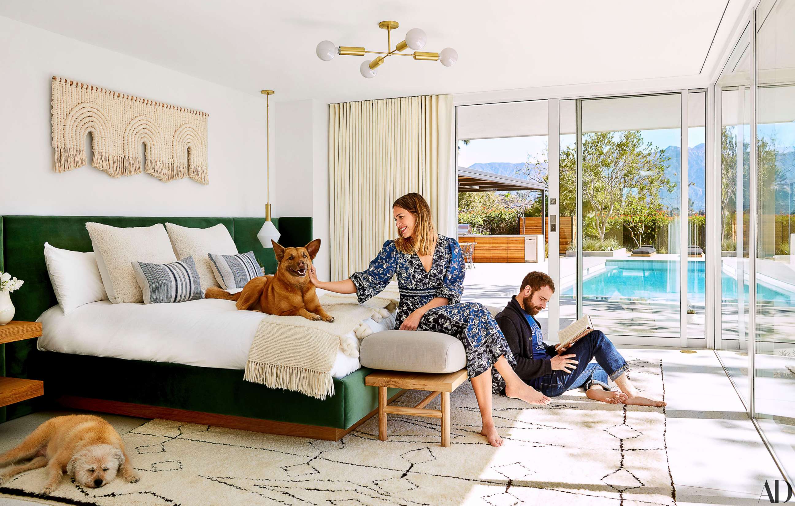 PHOTO: Images of Mandy Moore's house in Pasadena, CA for Architectural Digest June 2018 issue.