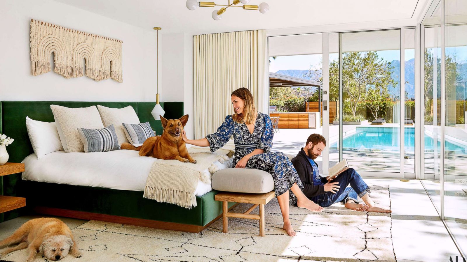 PHOTO: Images of Mandy Moore's house in Pasadena, CA for Architectural Digest June 2018 issue.