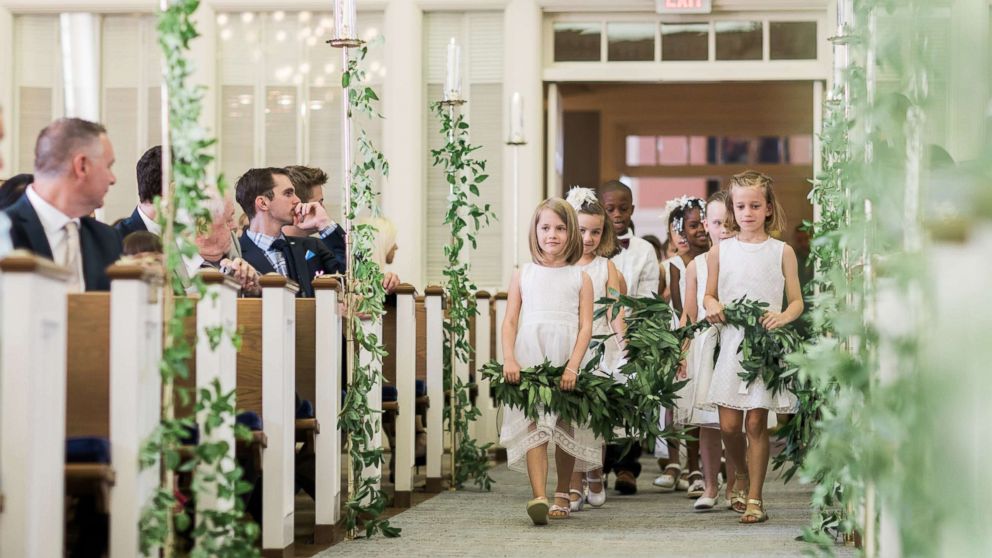 PHOTO: Indianapolis teacher Marielle Slagel Keller asked her students to be her flower girls and ring bearers in her June 24 wedding.