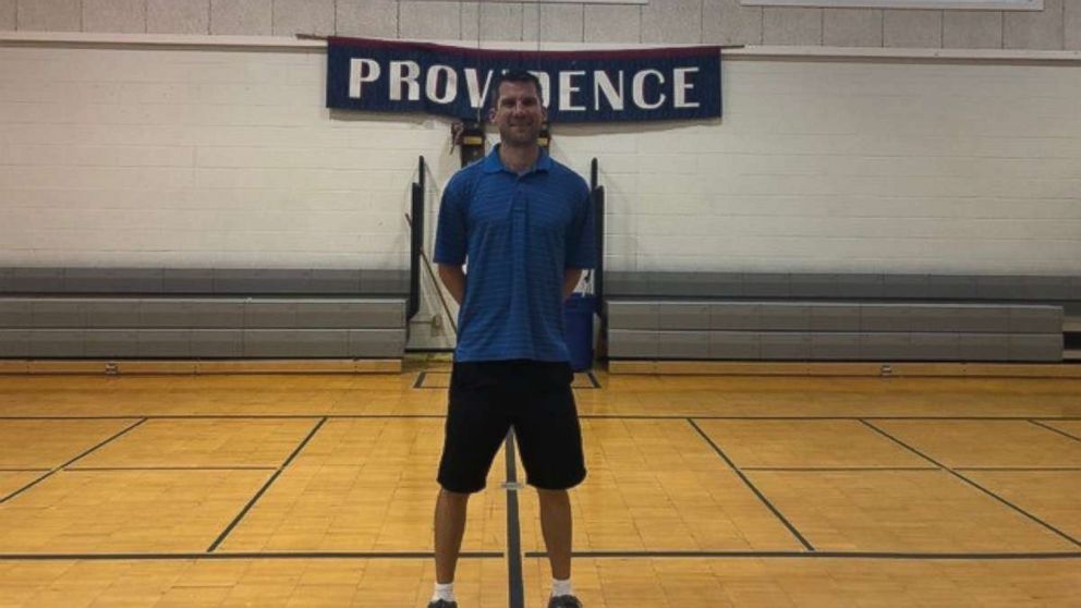 PHOTO: Max Bawarksi, 35, is a physical education teacher at a Virginia elementary school.
