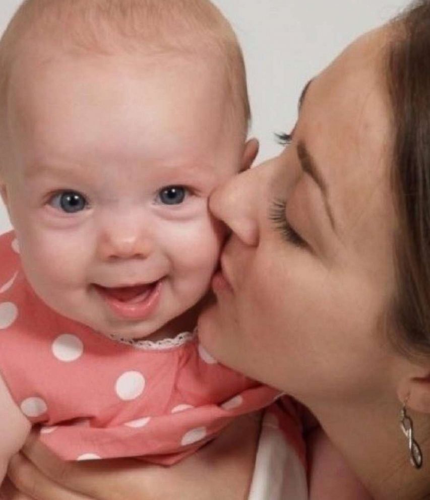 PHOTO: Ashley Santi poses with her infant daughter, McKenna.