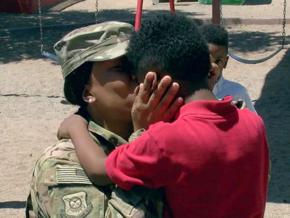 Military Mom Surprises Son Over School Intercom After Returning Home 6475
