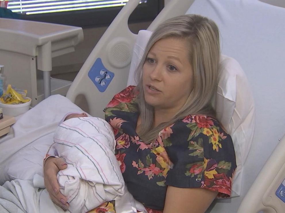 PHOTO: At 1:23 a.m. on Nov. 8, Shannon Geise, 31, delivered her own son after pulling over her family SUV near 32nd Street and Union Hills in Phoenix, Arizona.