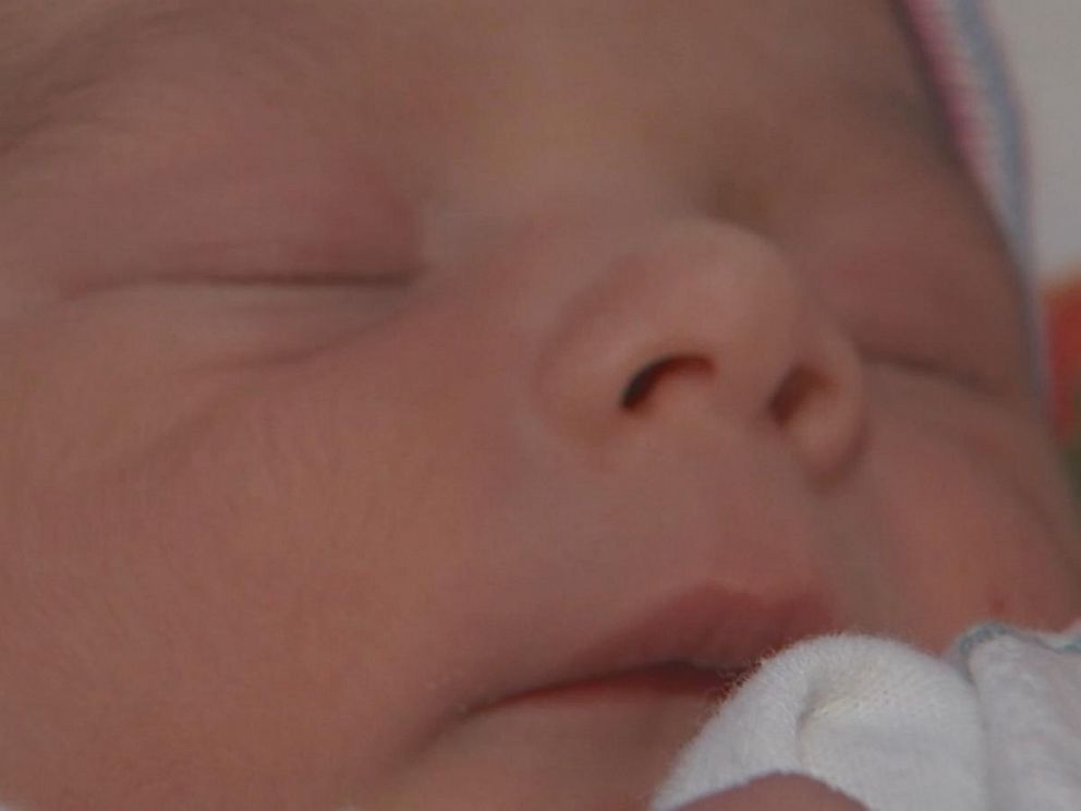 PHOTO: At 1:23 a.m. on Nov. 8, baby Sebastian arrived weighing 6 pounds, 7 ounces.